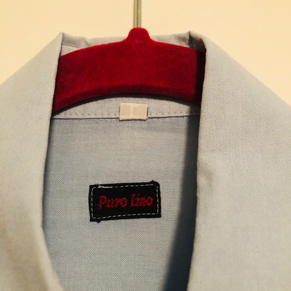 Purolino Light Blue Button Down - Picture 2 of 4